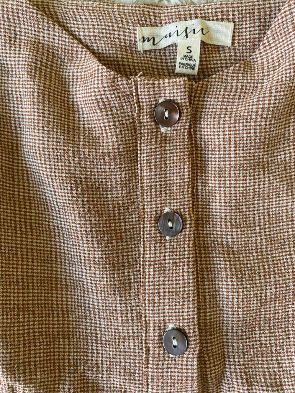 Buttoned Prairie Dress - Picture 3 of 6